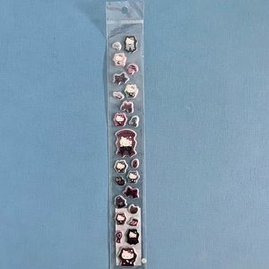 💕2/$25 Authentic Sanrio Hello Kitty Metallic‎ Puffy Sticker Set